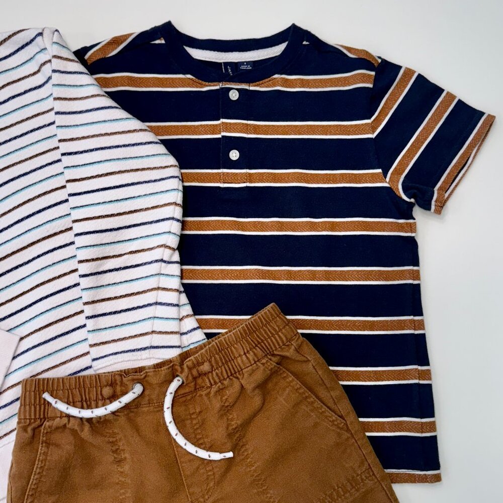 Janie & Jack Summer Henley Collection, Size 6 - Picture 6 of 7